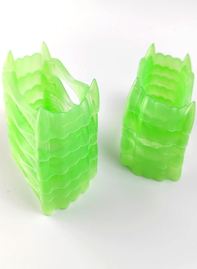 ROYHOO 36PCS Halloween Glowing Vampire Fangs Bulk Glow in The Dark Plastic Teeth Halloween Party Supplies Reusable Fake Teeth Dress up Costume Cosplay Accessory for Kids Halloween Decoration - Image 3